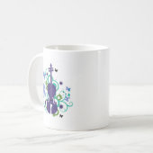 Mug Conception de violon de ciel (Devant gauche)