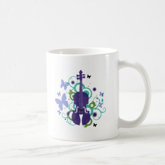 Mug Conception de violon de ciel (Droite)