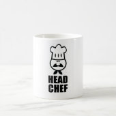 Mug Conception de visage de chef principal et de noir (Centre)