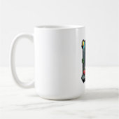 Mug Conception de voiture rétro gothique et squelettes (Gauche)