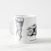 Mug Conception de williamsii de Lophophora (Devant gauche)