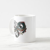 Mug Conception de Yin Yang (Devant gauche)