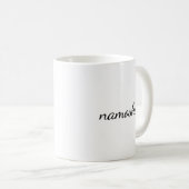 Mug Conception de yoga de méditation spirituelle moder (Devant droit)