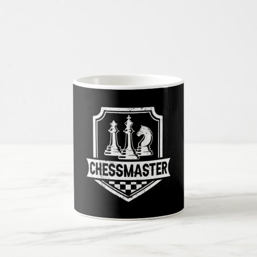 Mug Conception D'Échecs Avec L'Échecs Du Joueur D'Éche (Centre)