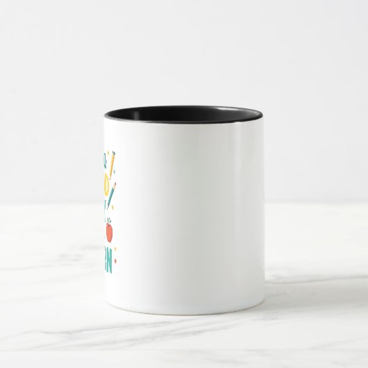 Mug Conception d'école et d'enseignant (Centre)