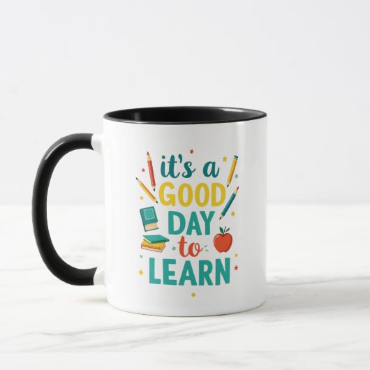 Mug Conception d'école et d'enseignant (Gauche)