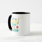 Mug Conception d'école et d'enseignant (Devant gauche)