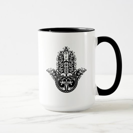 Mug Conception décorative de Hamsa (Droite)