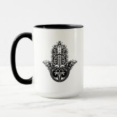 Mug Conception décorative de Hamsa (Gauche)