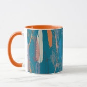 Mug Conception décorative de plume personnalisée (Gauche)