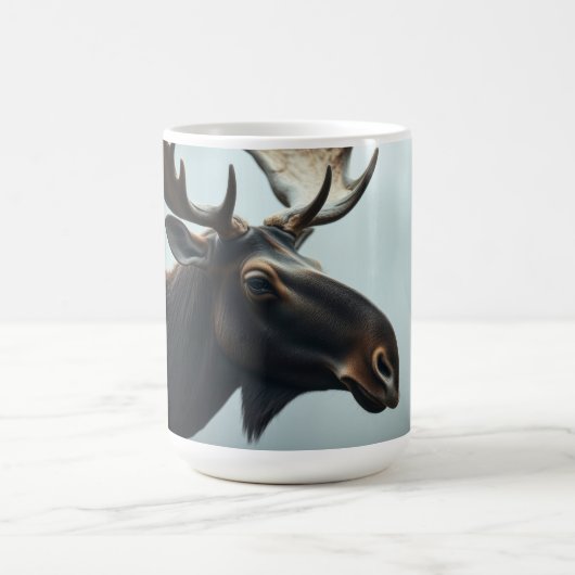 Mug Conception d'élan bleu (Centre)