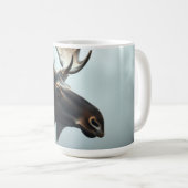 Mug Conception d'élan bleu (Devant droit)