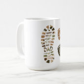 Mug Conception d'empreinte de camouflage pour la fête (Devant gauche)
