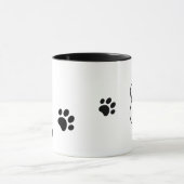 Mug Conception d'empreinte de patte (Centre)