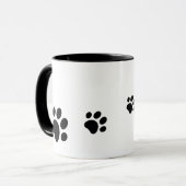Mug Conception d'empreinte de patte (Devant gauche)