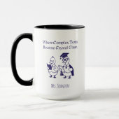 Mug Conception d'enseignant d'anglais pour textes comp (Gauche)