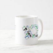 Mug Conception d'enseignant personnalisée (Devant droit)