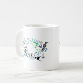 Mug Conception d'enseignant personnalisée (Devant gauche)