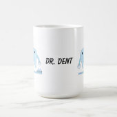 Mug Conception Dentaire Dent et Brosse à Dents (Centre)