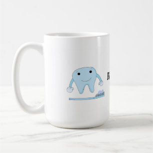 Mug Conception Dentaire Dent et Brosse à Dents