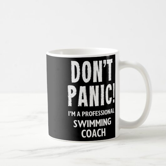Mug Conception d'entraîneur de natation pour enseignan (Droite)