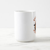Mug Conception d'épouvantail de citrouille d'Halloween (Centre)