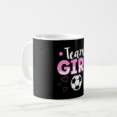 Mug Conception d'équipe fille pour une révélation de s (Devant gauche)
