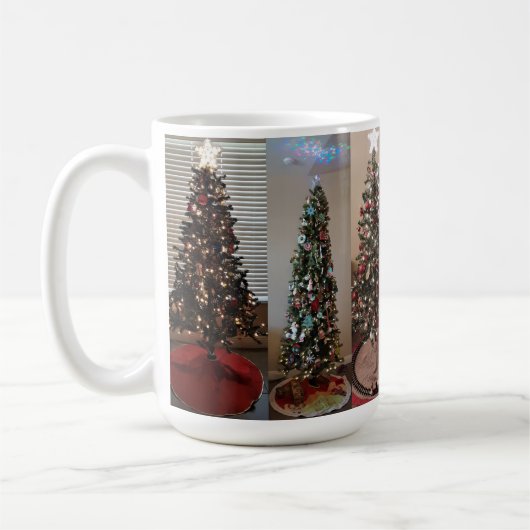 Mug Conception des arbres de Noël (Gauche)