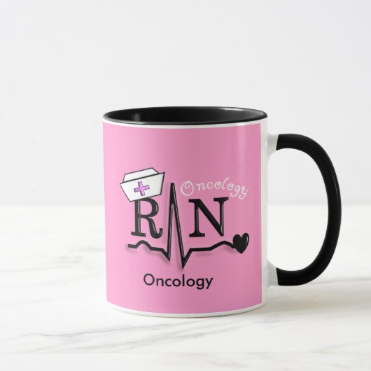 Mug Conception des cadeaux QRS de RN d'infirmière (Droite)