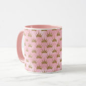 Mug Conception des couronnes roses (Devant gauche)