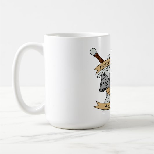 Mug Conception des dés de combat (Gauche)