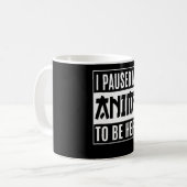 Mug Conception des devis | J'Ai Suspendu Mon Anime Pou (Devant gauche)