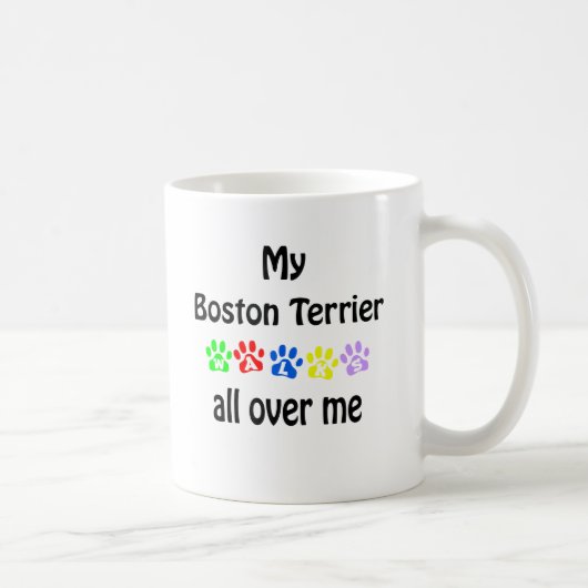 Mug Conception des marches de Boston Terrier (Droite)