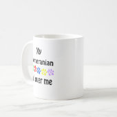 Mug Conception des marches de Poméranie (Devant gauche)