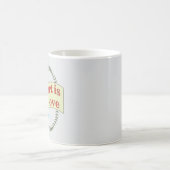 Mug Conception des messages de coeur (Centre)