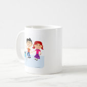 Mug Conception des personnages de dessin sympa (Devant gauche)