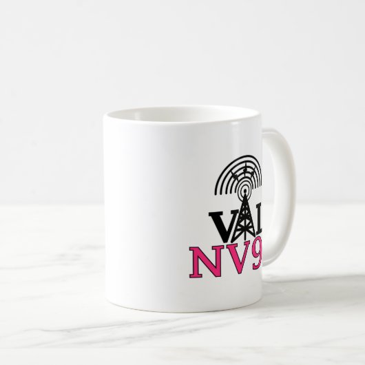 Mug Conception des signaux d'appel personnalisés Ham R (Devant droit)