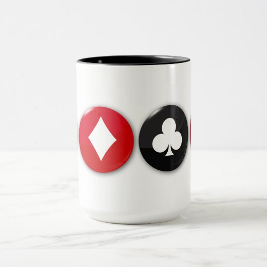 Mug Conception des suites de carte (Centre)