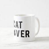 Mug Conception des textes d'amoureux des chats avec le (Devant droit)