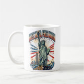 Mug Conception d'esprit libre nation libre (Gauche)