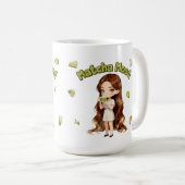 Mug Conception d'esthétique Matcha Mood Vibes de thé v (Devant droit)