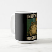 Mug Conception d'esthétique rétro de grenouille vintag (Devant gauche)