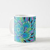 Mug Conception d'étoiles florales Abstraites dans des (Devant gauche)