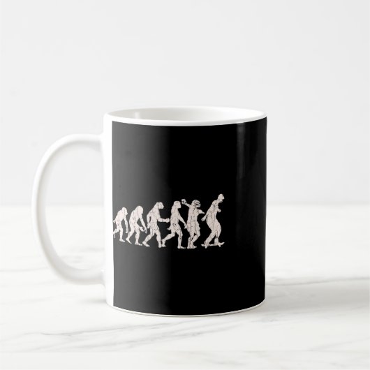 Mug Conception d'évolution de skateboard drôle pour sk (Gauche)