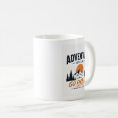 Mug Conception d'explorateur d'aventure et de plein ai (Devant droit)