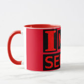 Mug Conception d'expression mignonne "Rendre logique" (Gauche)