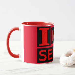 Mug Conception d'expression mignonne "Rendre logique"