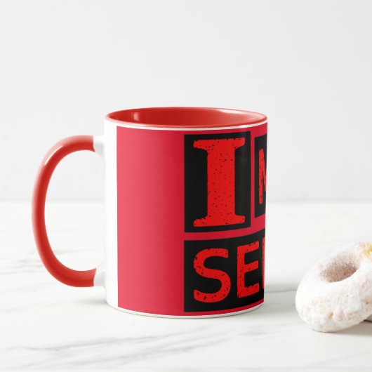 Mug Conception d'expression mignonne "Rendre logique" (Avec donut)