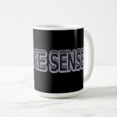 Mug Conception d'expression mignonne "Rendre logique" (Devant droit)