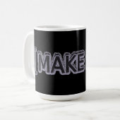 Mug Conception d'expression mignonne "Rendre logique" (Devant gauche)